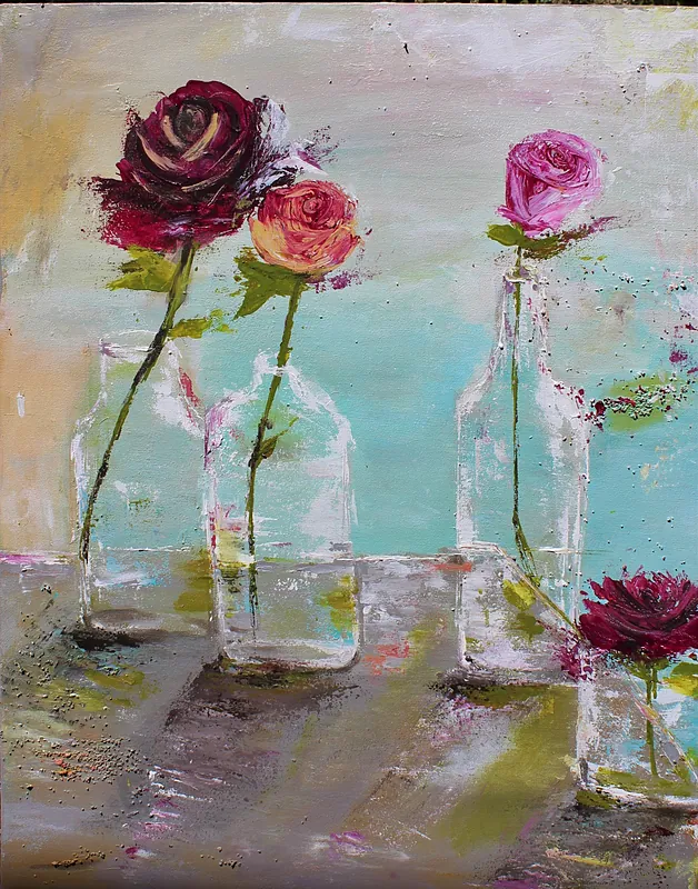 Alone But Not Lonely, Acrylic on canvas