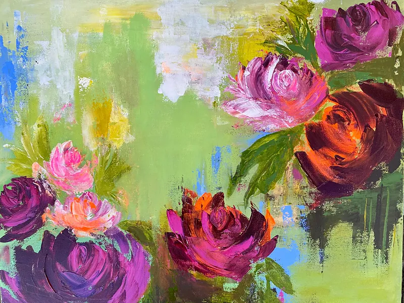 Beautiful Together, Acrylic on canvas