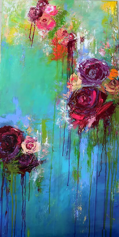 Blossom by Blossom, Acrylic on canvas