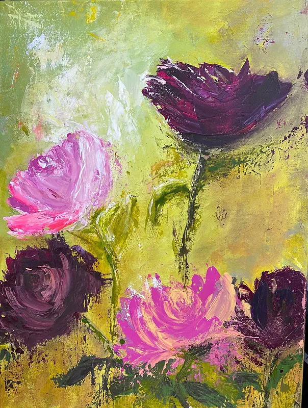 Drama Queens, Acrylic on canvas