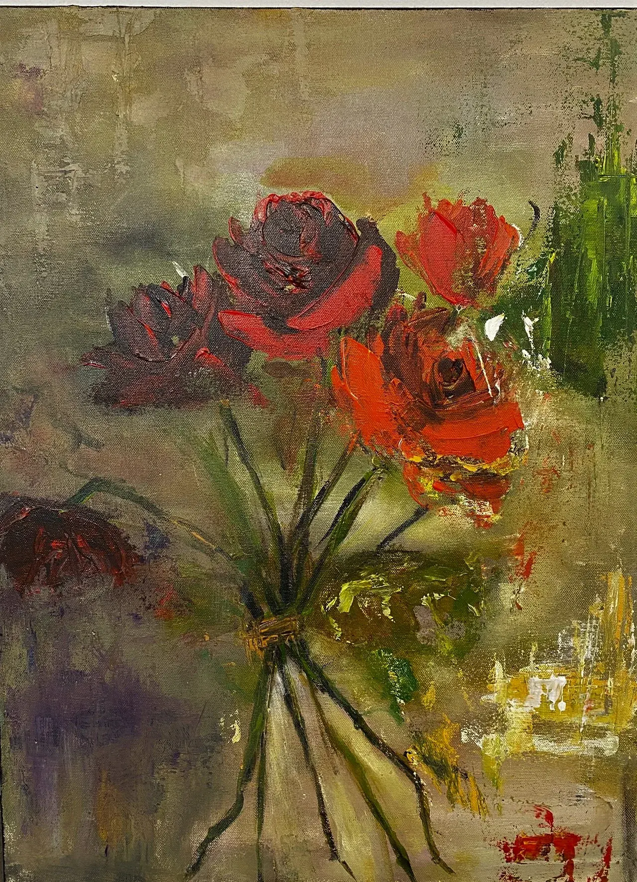 Hold Me In The Dark, Acrylic on canvas, 18 x 24 in