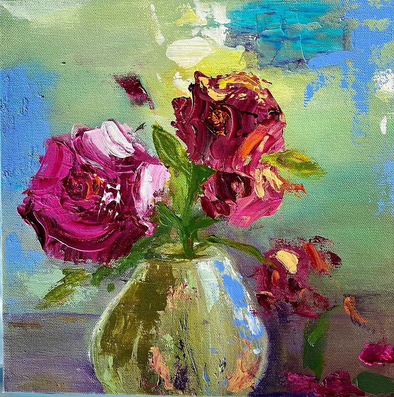 Love Blooms, Acrylic on canvas