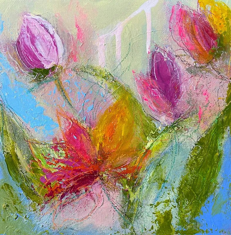 Silence and Solitude 1, Acrylic on canvas