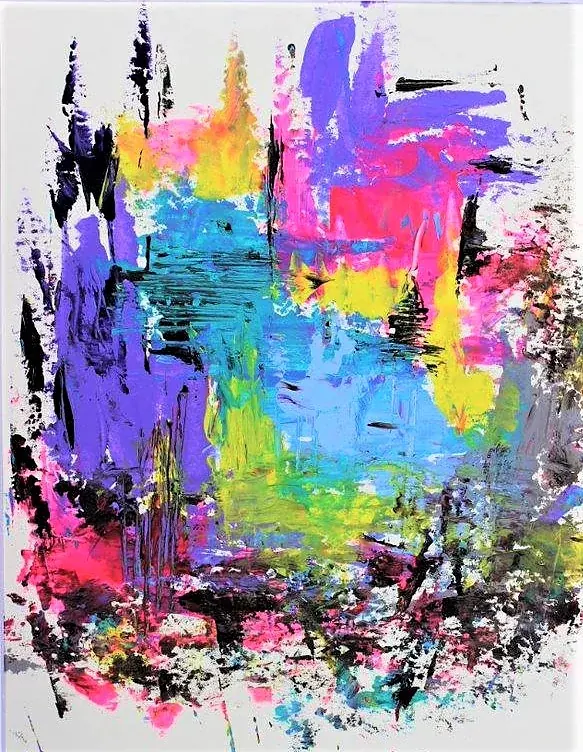 Utsav, Acrylic on canvas, 